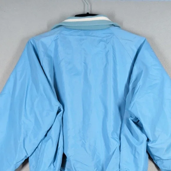 Vintage Pla-Jac Dunbrooke Varsity Jacket Mens XL Blue Made in USA - Picture 9 of 11